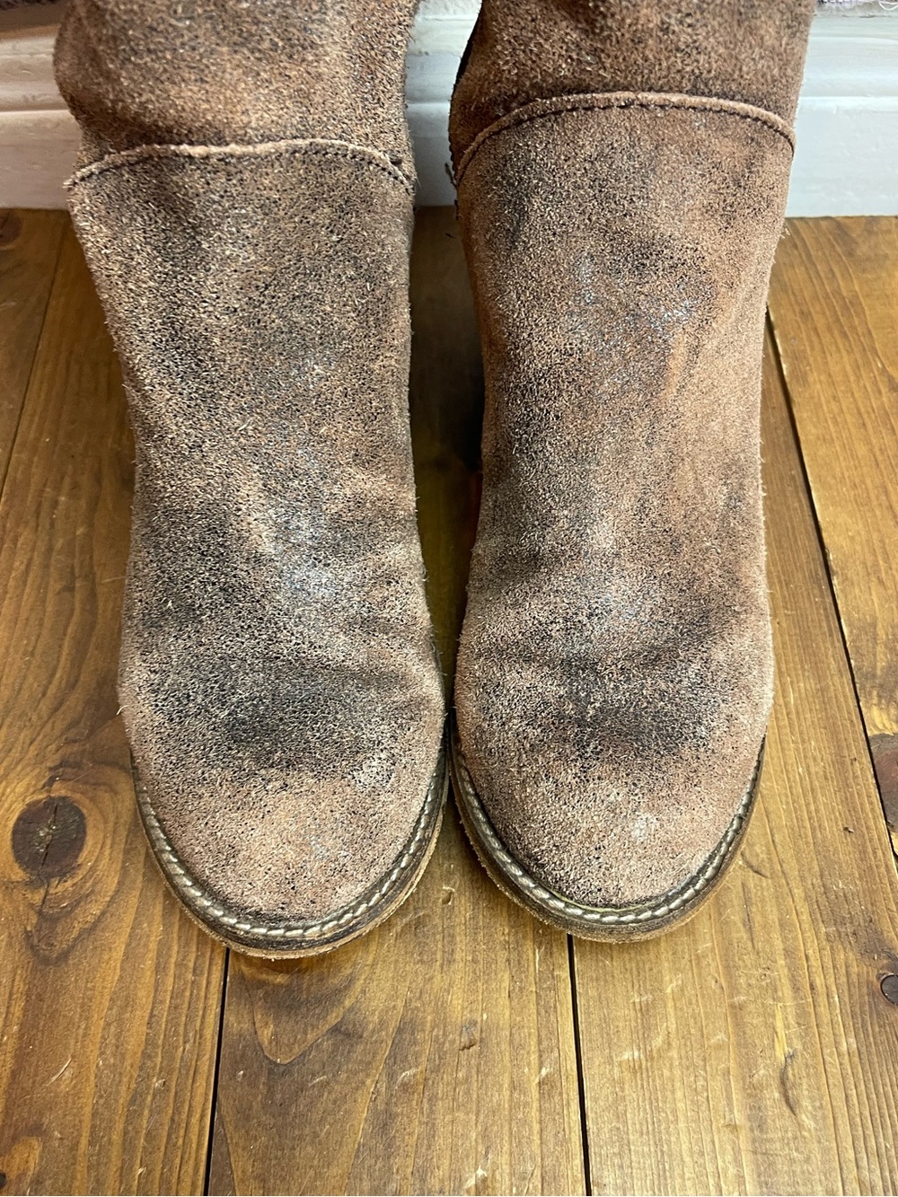 Corral Womens size 6 M brown suede tall boots - Picture 3 of 10